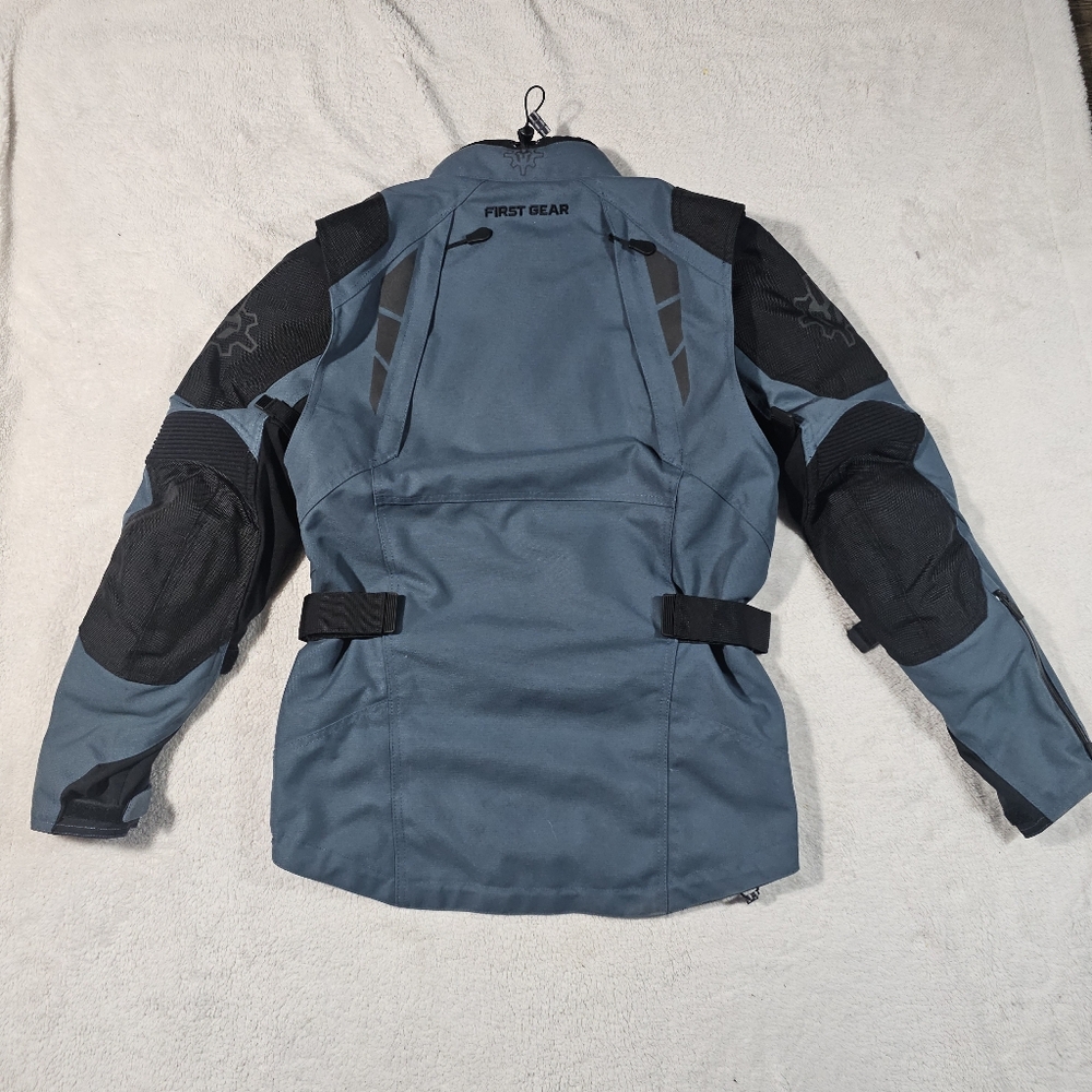 Firstgear Kilimanjaro Sport Motorcycle Jacket Zip Pockets Padded Mens S - Picture 7 of 12